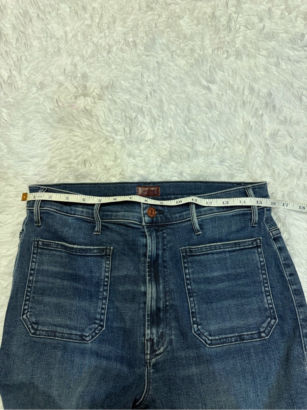 MOTHER THE HUSTLER PATCH POCKET ANKLE FRAY - OUT FOR THE EVENING - Picture 11 of 16